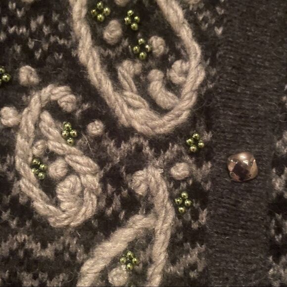 Eddie Bauer Lambswool Cardigan - Picture 12 of 15